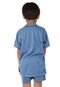 Pijama Infantil Curto Linha Noite Menino Azul - Marca Linha Noite
