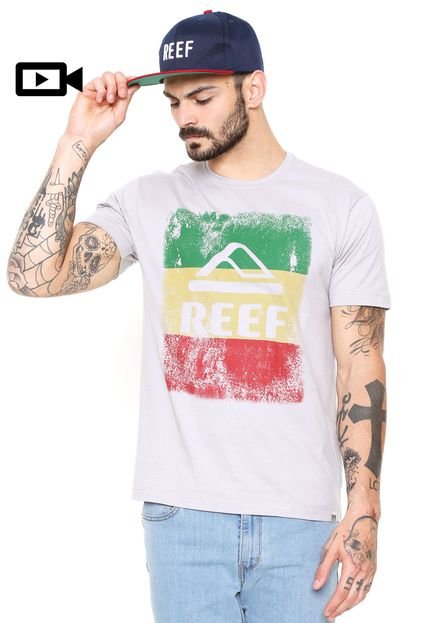 Camiseta Reef Rasta Cinza - Marca Reef