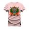 Camiseta Plus Size Agodão T-Shirt Unissex Premium Macia Estampada Mask Of Color - Rosa - Marca Nexstar