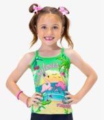 Conjunto Infantil Blusa De Alça E Shorts Rovi Kids Verde - Marca Rovitex Kids