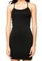 Vestido Triton Curto Tiras Preto - Marca Triton