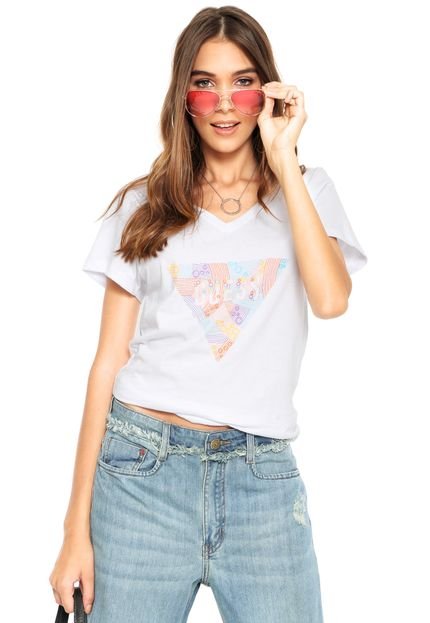 Camiseta Guess Logo Branca - Marca Guess