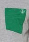Camiseta Volcom Especial Pocket Twist Cinza/Verde - Marca Volcom