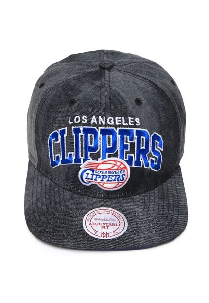 Boné Mitchell & Ness Snapback Arch Dyed Clippers Cinza - Marca Mitchell & Ness