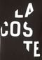 Camiseta Lacoste Logo Preta/Branca - Marca Lacoste