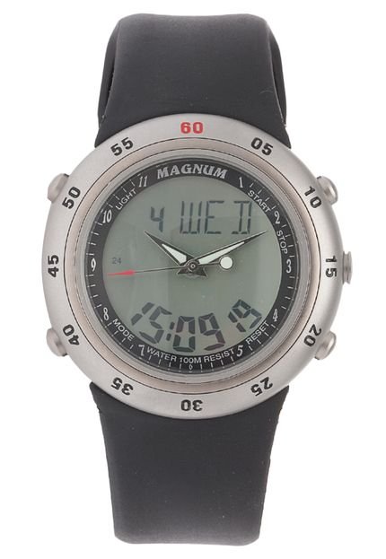 Relógio Magnum MA10216T Prata - Marca Magnum
