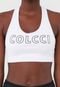 Top Colcci Fitness Logo Branco - Marca Colcci Fitness