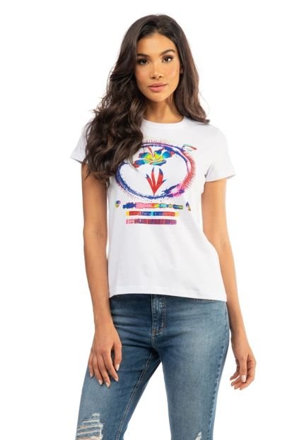 Camiseta Flower Power Guess - Marca Guess