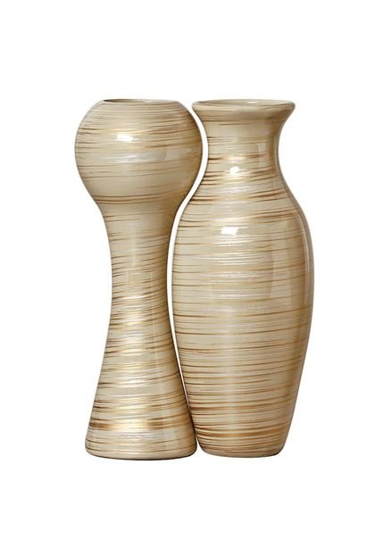 Conjunto 2 Vasos Pegorin Duo Garoa Bege - Marca Pegorin
