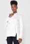 Camisa Calvin Klein Listrada Branca/Rosa - Marca Calvin Klein