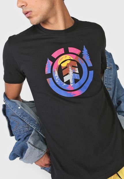 Camiseta Element Moon Icon Preta - Marca Element