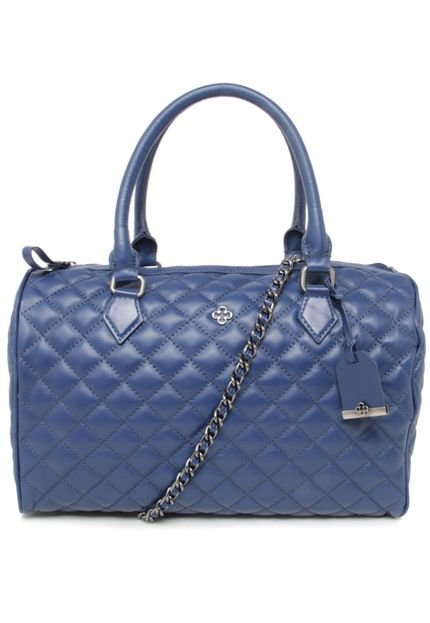 Bolsa Tote Couro Capodarte Grande Azul-Marinho - Marca Capodarte