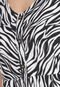 Regata Malwee Zebra Branca/Preta - Marca Malwee