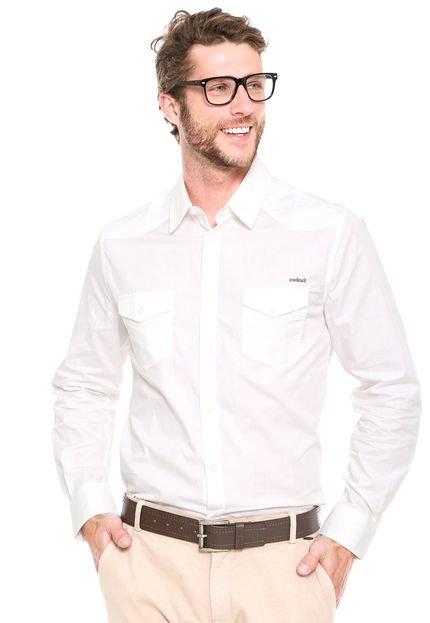 Camisa Colcci Slim Branca - Marca Colcci