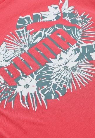 Camiseta Infantil Puma Ess  Flow Rosa