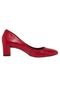 Scarpin Andarella Salto Bloco Vermelho - Marca Andarella