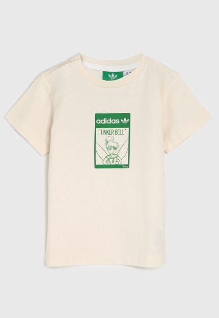 Camiseta adidas Originals Infantil Tinker Bel Bege - Marca adidas Originals