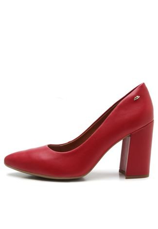 Scarpin sales vermelho dakota