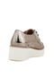 Oxford Flatform DAFITI SHOES Recortes Triunfo Prata Velha - Marca DAFITI SHOES