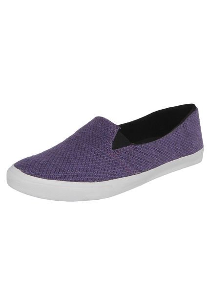 Slip On Mrs. Candy Snow Roxo - Marca Mrs. Candy