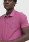 Camisa Polo Aleatory Reta Logo Roxa - Marca Aleatory