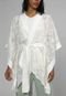 Kimono OÁSIS RESORTWEAR Textura Off-White - Marca OÁSIS RESORTWEAR