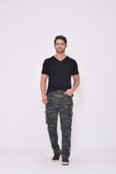 Calça Camuflada Verde Militar Cargo Masculina Alleppo Jeans - Marca Alleppo Jeans