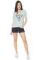 Blusa Guess Logo Verde - Marca Guess