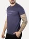 Camiseta Ellus Masculina Cotton Fine Maxi Splash Logo Roxo Escuro - Marca Ellus