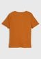 Camiseta Manga Curta GAP Logo Laranja - Marca GAP