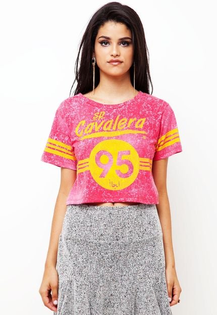 Blusa Cavalera Cropped College Vermelha - Marca Cavalera