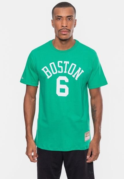 Camiseta Mitchell & Ness Masculina Boston Celtics Verde - Marca Mitchell & Ness