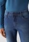 Calça Jeans Colcci Slim Estonada Azul - Marca Colcci
