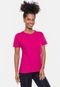 Camiseta Ecko Feminina Estampada Pink Neon - Marca Ecko
