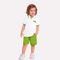 Conjunto Infantil Menino Milon com Gola Polo e Bordado Verde - Marca Milon