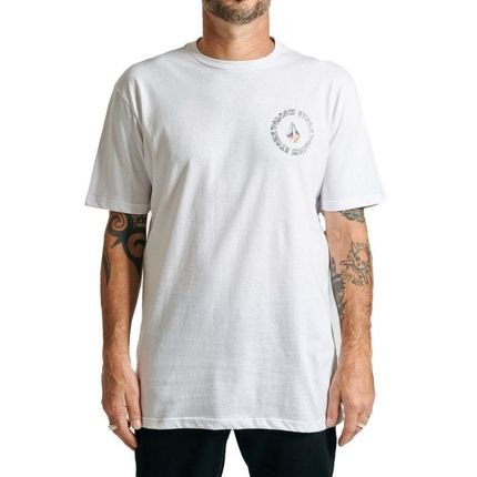 Camiseta Volcom Star Shields Masculina Branco - Marca Volcom