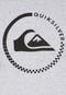 Moletom Quiksilver Logo Circle Cinza/Preto - Marca Quiksilver