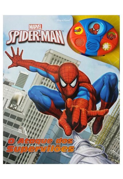 Livro Spider-Man - O Ataque Dos Supervilões Catavento - Marca Catavento