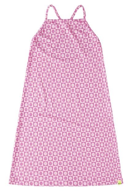 Vestido Juvenil Estampado Gloss Rosa - Marca Gloss