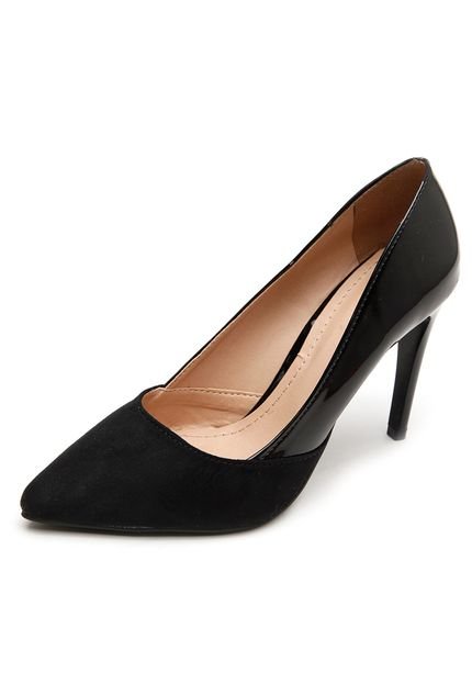 Scarpin DAFITI SHOES Recortes Preto - Marca DAFITI SHOES