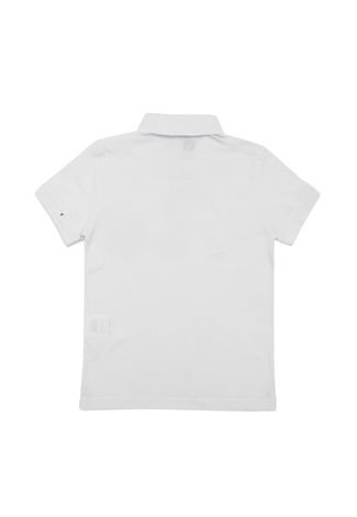 Camisa Polo VR KIDS Menino Liso Branca