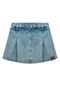 Shorts Saia Em Jeans Lilimoon Azul 76912 - Marca Lilimoon