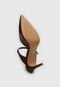 Scarpin Mule Carrano Salto Fino Alto Marrom - Marca Carrano