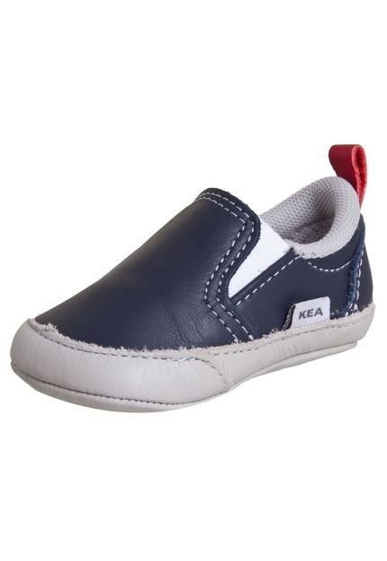 Sapato Baby Kea Slip On Azul - Marca Kea