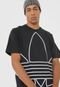 Camiseta adidas Originals Big Trefoil Out Preta - Marca adidas Originals