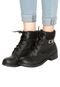 Bota Coturno FiveBlu Fivela Preto - Marca FiveBlu