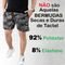 Bermuda Masculina Com Bolso Shorts Com Elastano Moda Verão Cor Verde Camuflado - Marca CFAstore