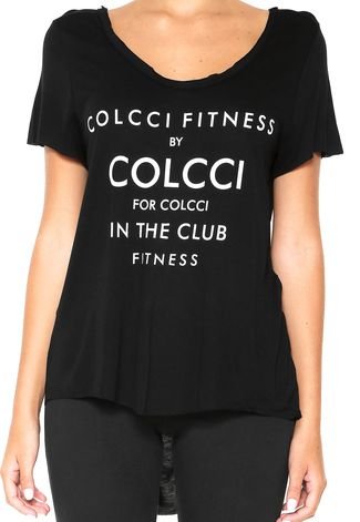 Blusa Colcci Fitness Comfort Preta