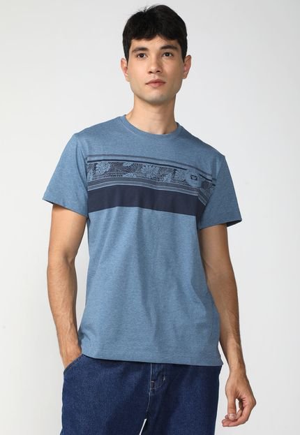 Camiseta Hang Loose Leafstripe Azul - Marca Hang Loose