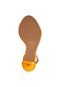 Sandália Salto Fino Dafiti Shoes Amarela - Marca DAFITI SHOES